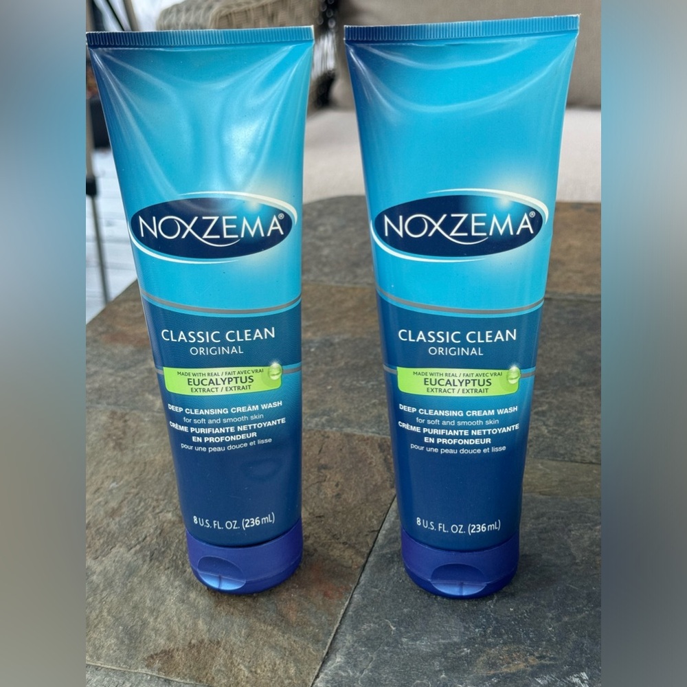 Noxzema Classic Clean Deep Cleansing Cream Wash Eucalyptus 8 oz. (2 Pack) NEW